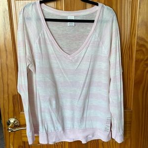 Victoria’s Secret PINK striped long sleeve top